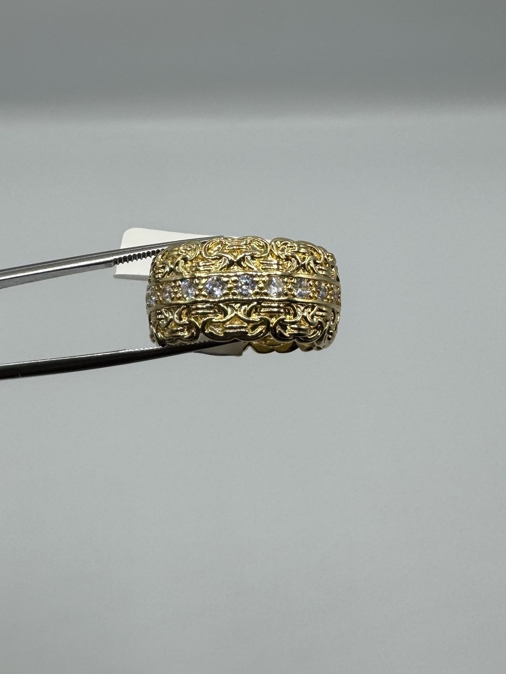 14K Scalloped Filigree Band - Picture 4 of 9